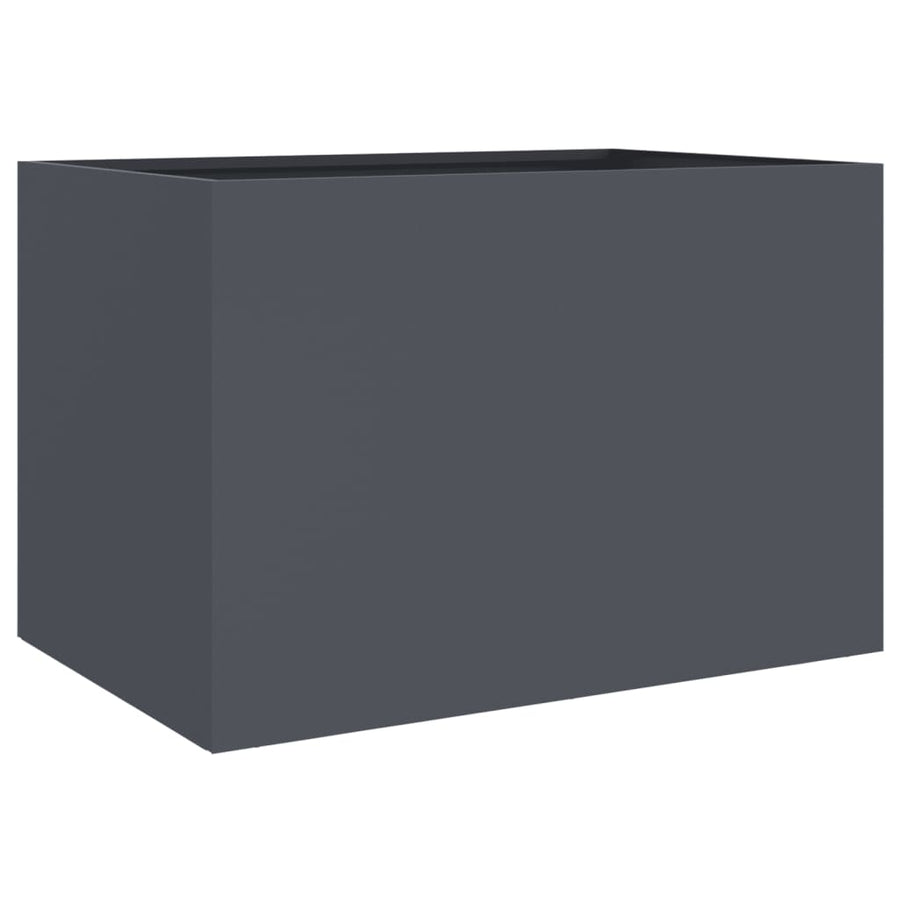 Plantenbak 62x47x46 cm koudgewalst staal antracietkleurig 1 62 x 47 x 46 cm Antraciet