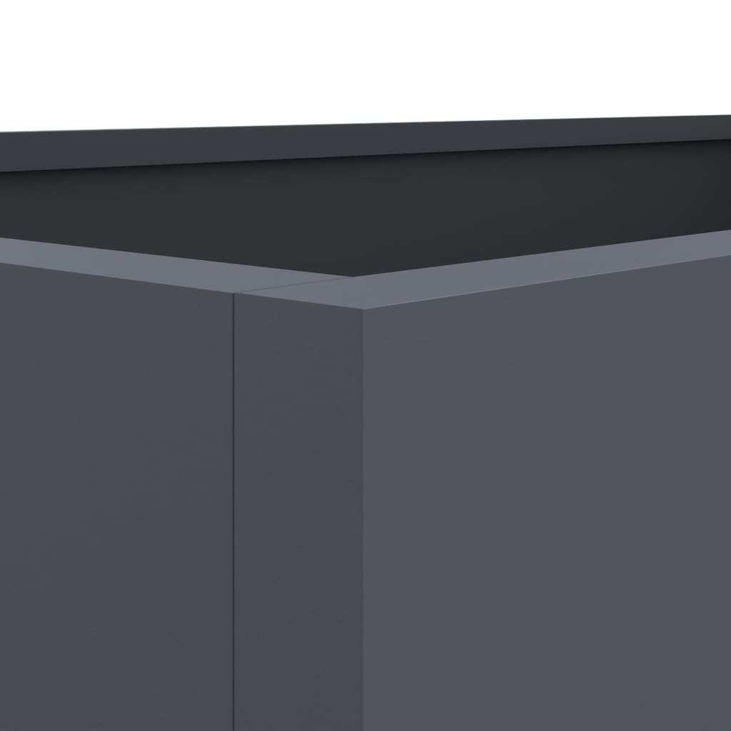 Plantenbak 62x47x46 cm koudgewalst staal antracietkleurig 1 62 x 47 x 46 cm Antraciet