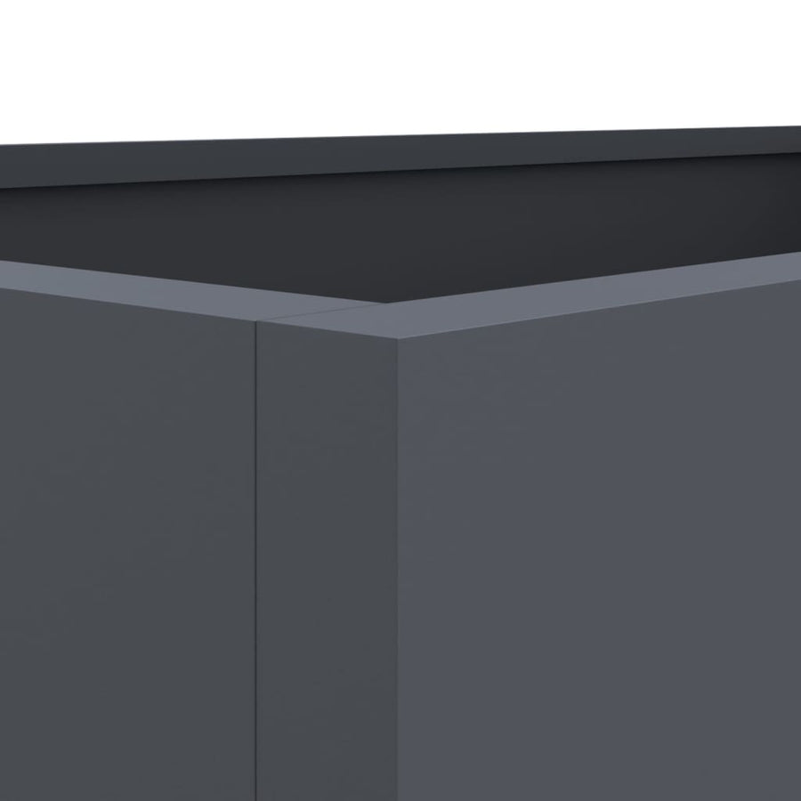 Plantenbak 62x47x46 cm koudgewalst staal antracietkleurig 1 62 x 47 x 46 cm Antraciet