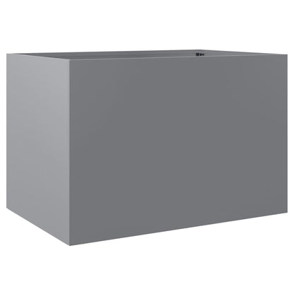 Plantenbak Gegalvaniseerd Staal Zilverkleurig 1 62 x 47 x 46 cm Zilvergrijs