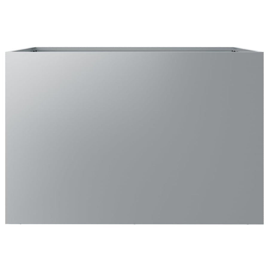 Plantenbak Gegalvaniseerd Staal Zilverkleurig 1 62 x 47 x 46 cm Zilvergrijs
