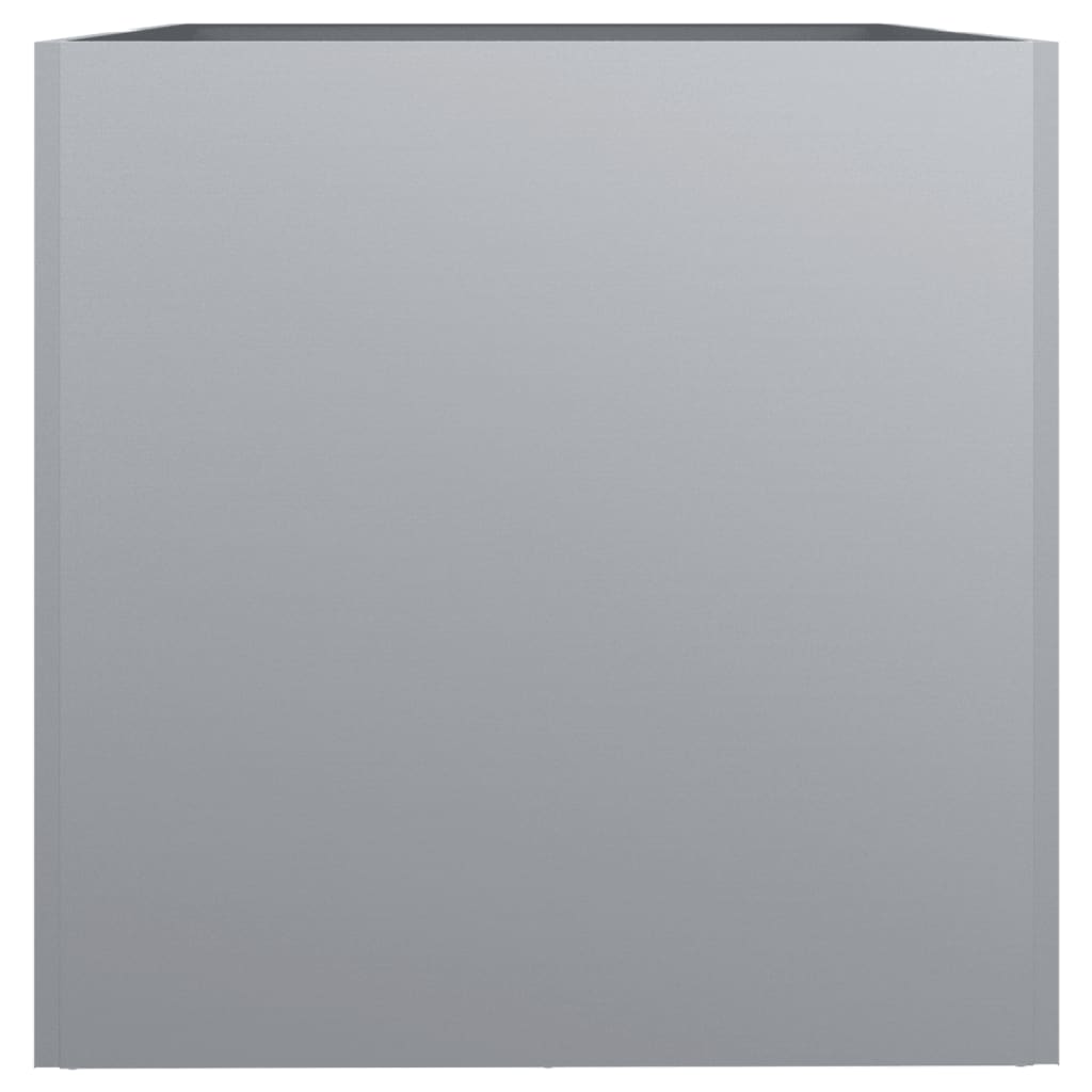 Plantenbak Gegalvaniseerd Staal Zilverkleurig 1 62 x 47 x 46 cm Zilvergrijs