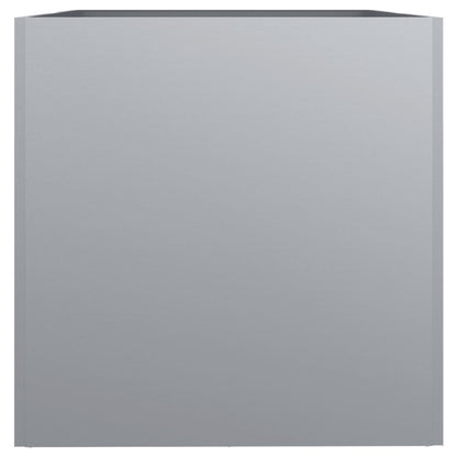 Plantenbak Gegalvaniseerd Staal Zilverkleurig 1 62 x 47 x 46 cm Zilvergrijs