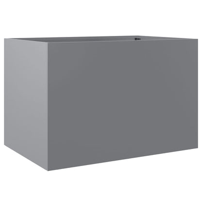 Plantenbak Gegalvaniseerd Staal Zilverkleurig 1 62 x 47 x 46 cm Zilvergrijs