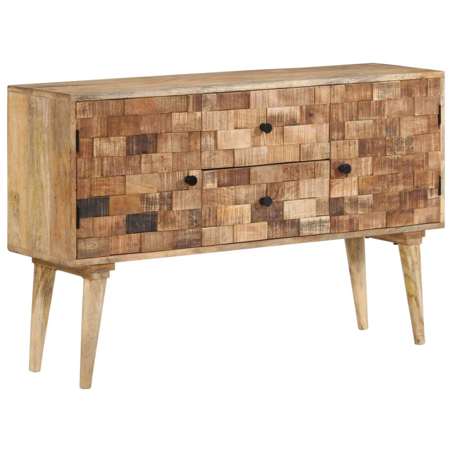 Dressoir 110x30x70 cm massief mangohout