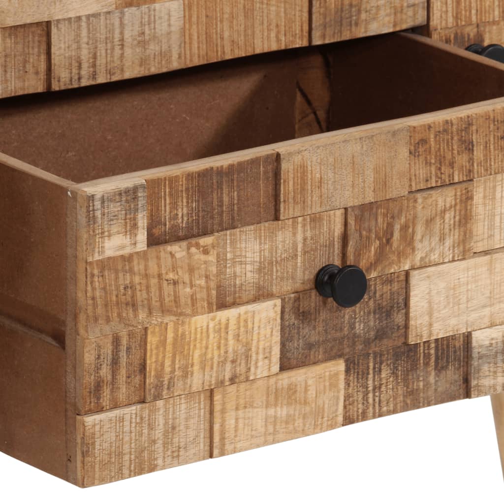 Dressoir 110x30x70 cm massief mangohout