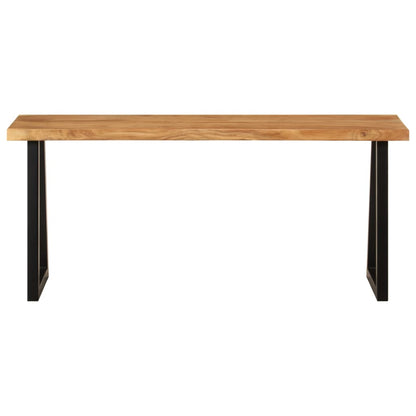 Bankje Met Natuurlijke Rand 105 Cm Massief Acaciahout