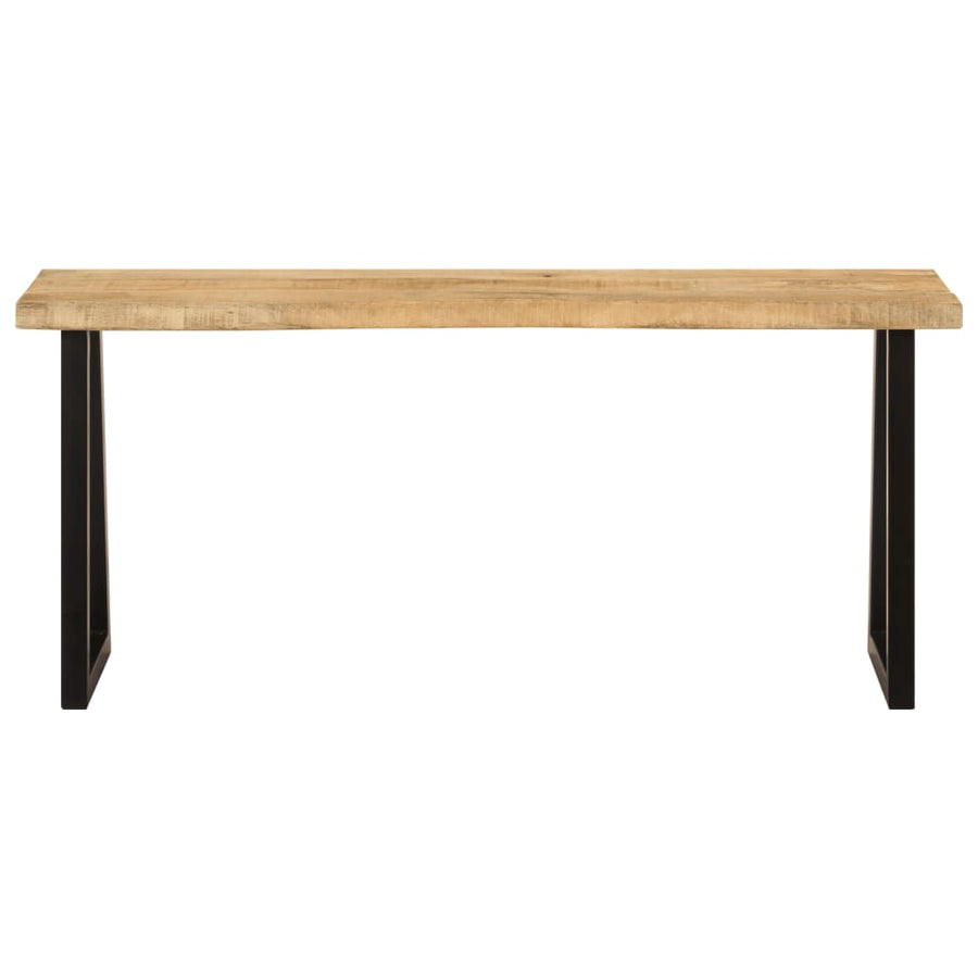 Bankje Met Natuurlijke Rand 105 Cm Massief Mangohout