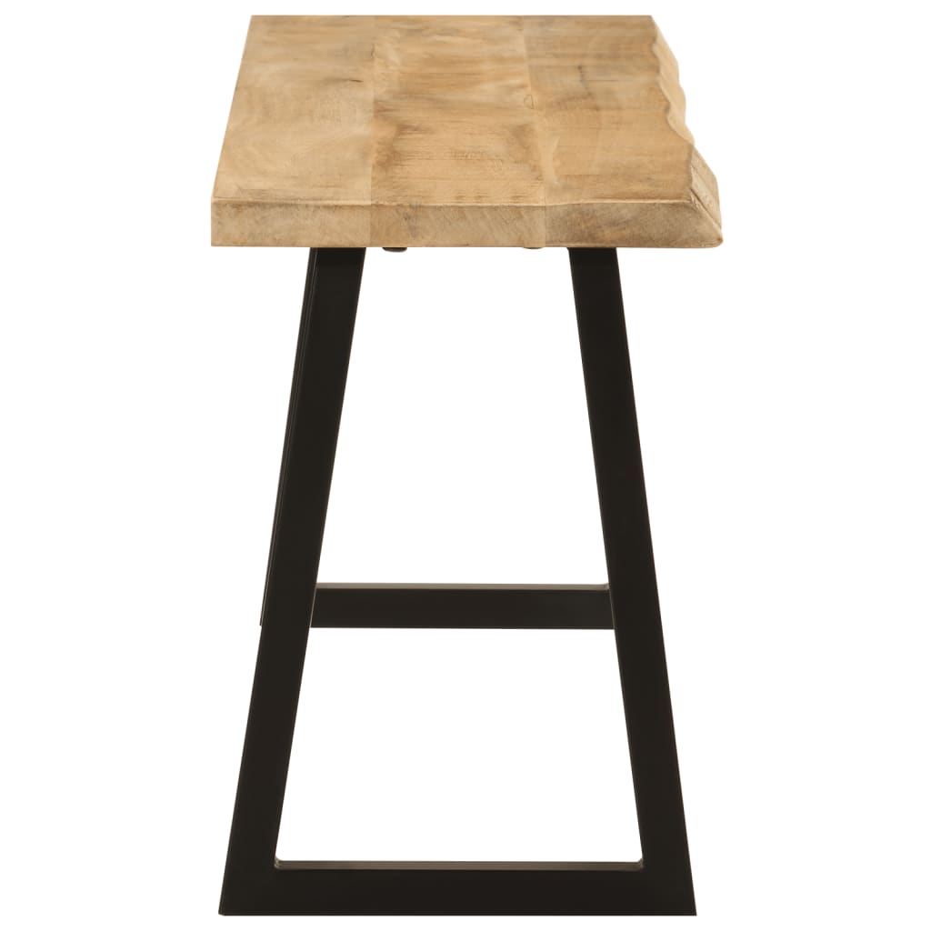 Bankje Met Natuurlijke Rand 105 Cm Massief Mangohout