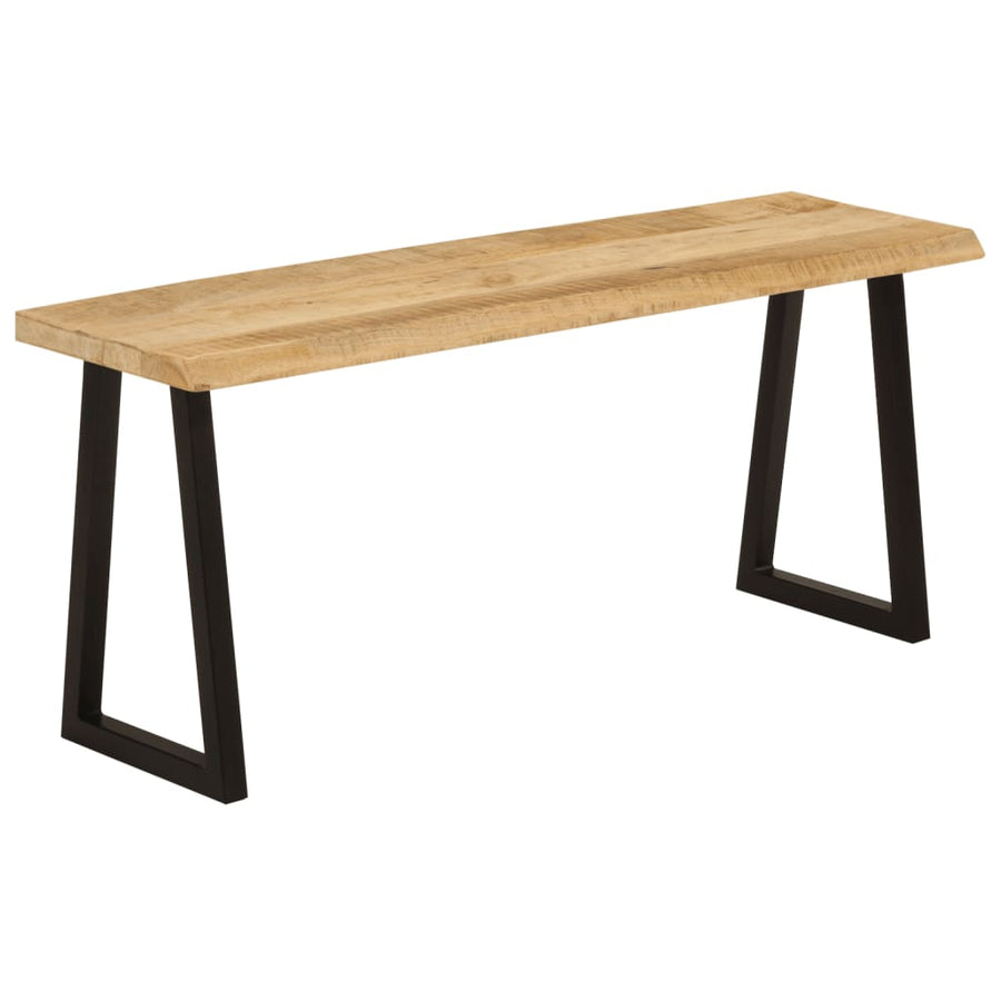 Bankje Met Natuurlijke Rand 105 Cm Massief Mangohout