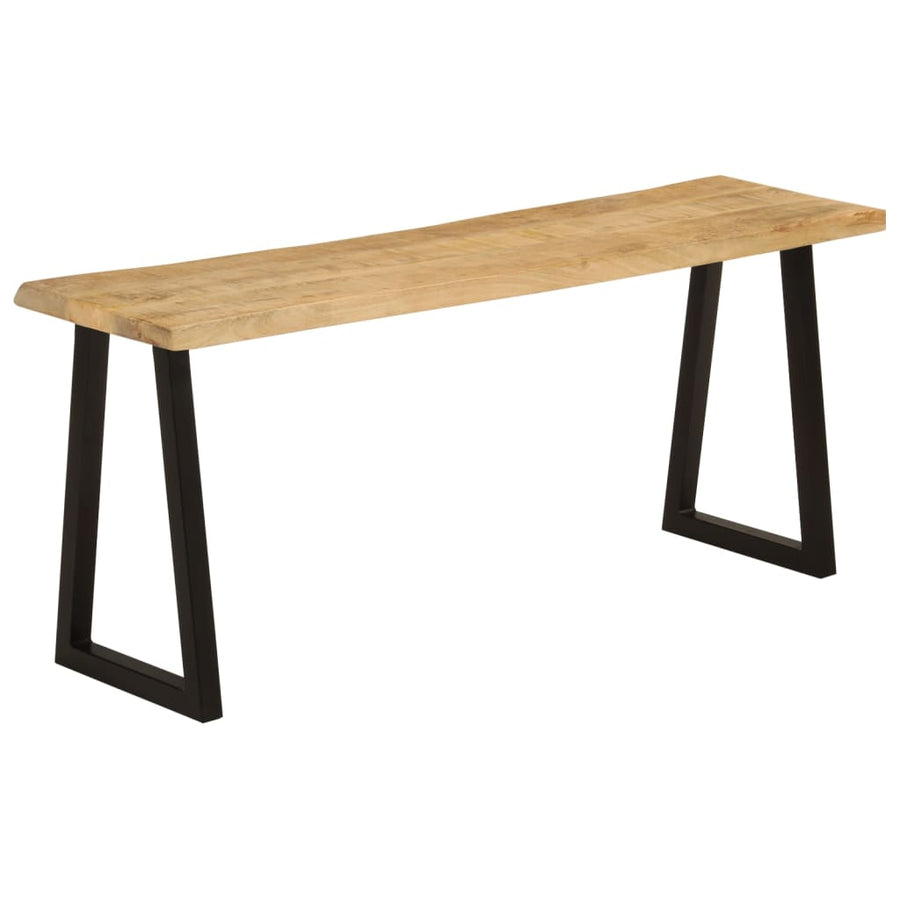 Bankje Met Natuurlijke Rand 105 Cm Massief Mangohout