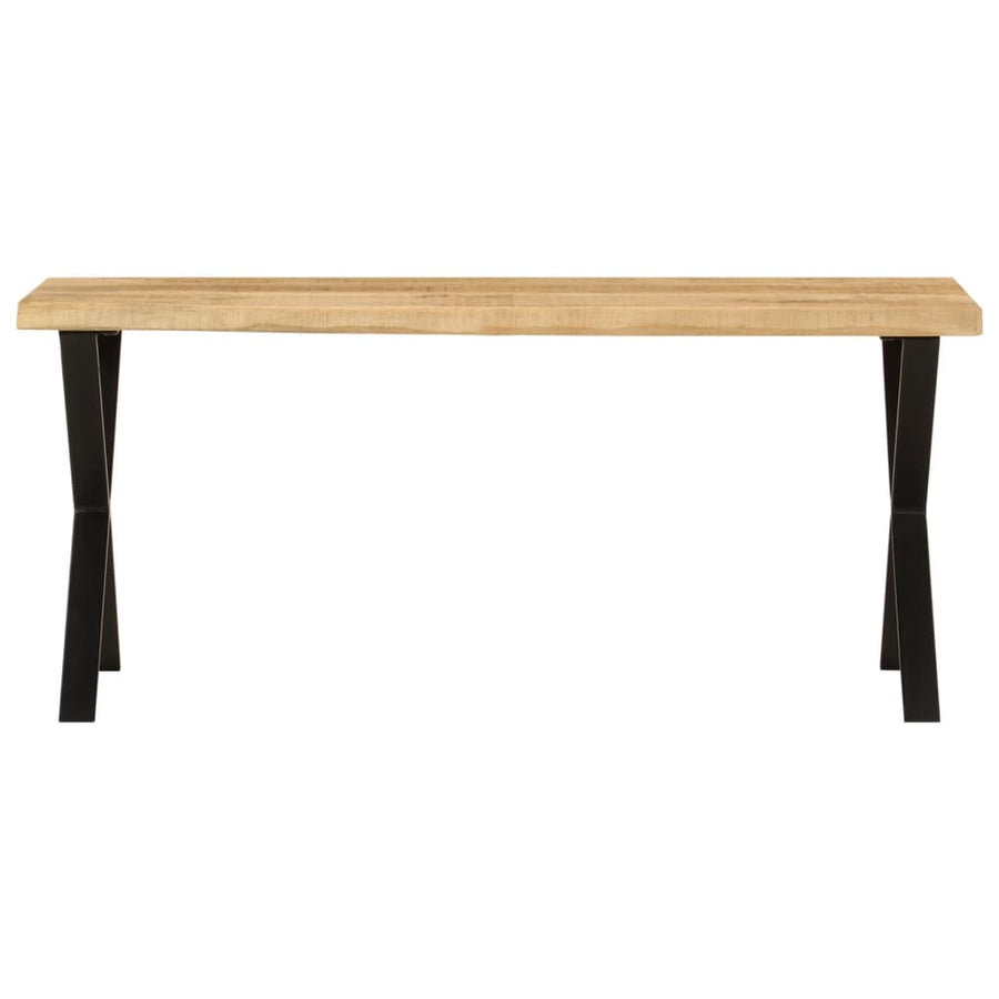 Bankje Met Natuurlijke Rand 105 Cm Massief Mangohout