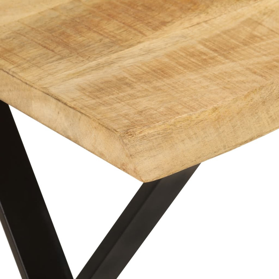 Bankje Met Natuurlijke Rand 105 Cm Massief Mangohout
