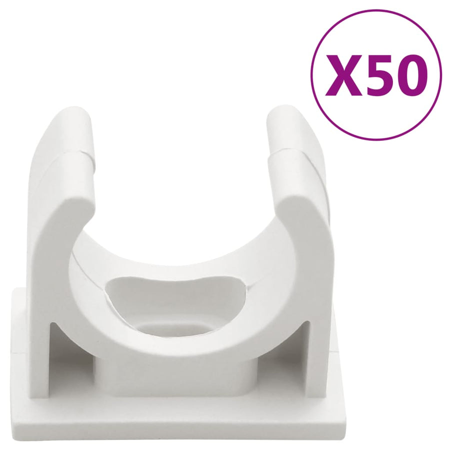 Kabelgoten met klemmen Ø25 mm 30 m PVC