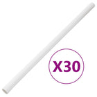 Kabelgoot Ø30 mm 30 m PVC wit