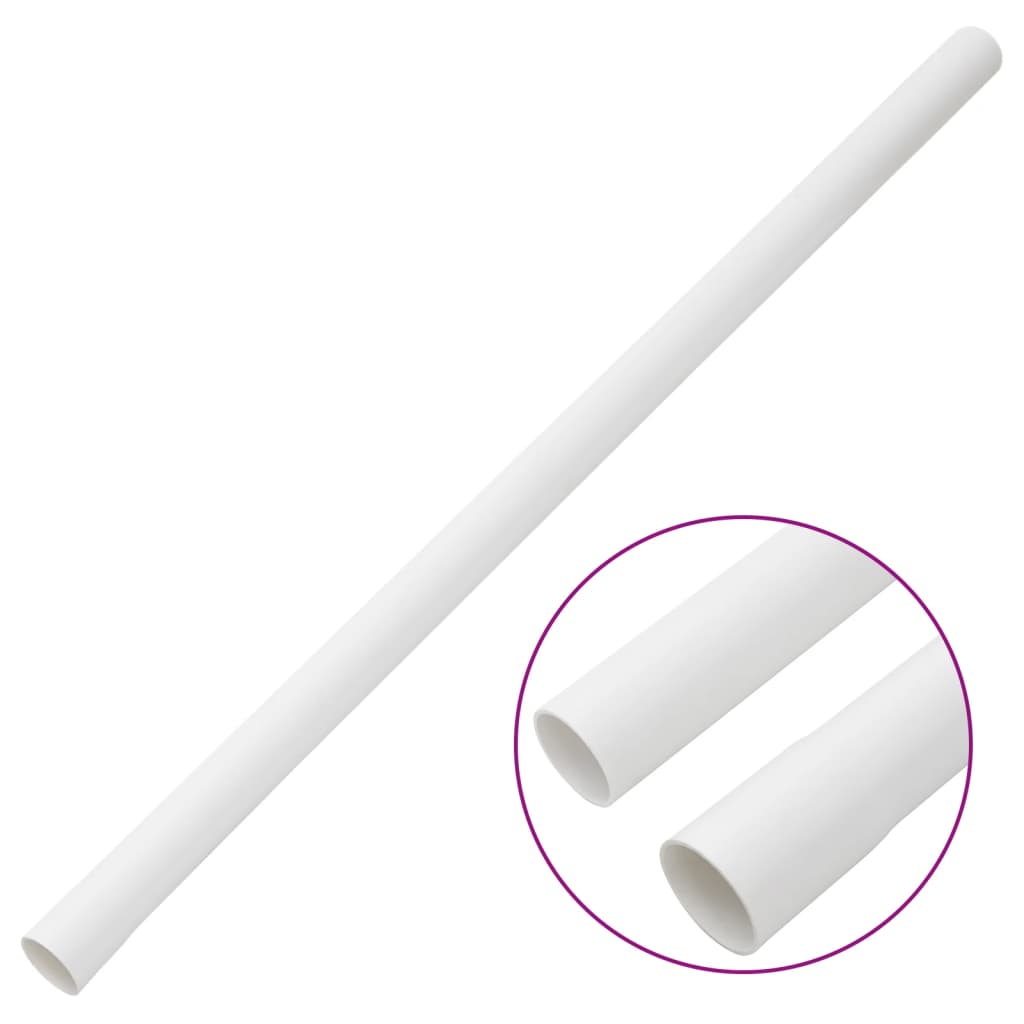 Kabelgoten met klemmen Ø30 mm 10 m PVC