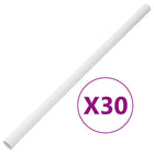 Cable ducts with clamps Ø30 mm 30 m PVC