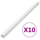 Kabelgoot 33x33 mm 10 m PVC donkerbruin