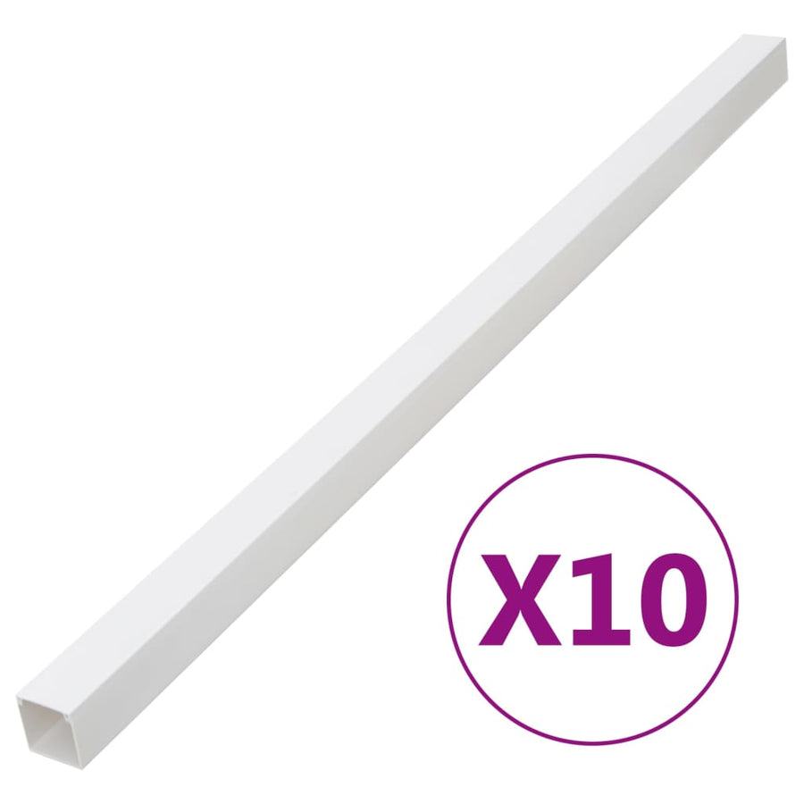 Kabelgoot 33X33 Mm 10 M Pvc Donkerbruin