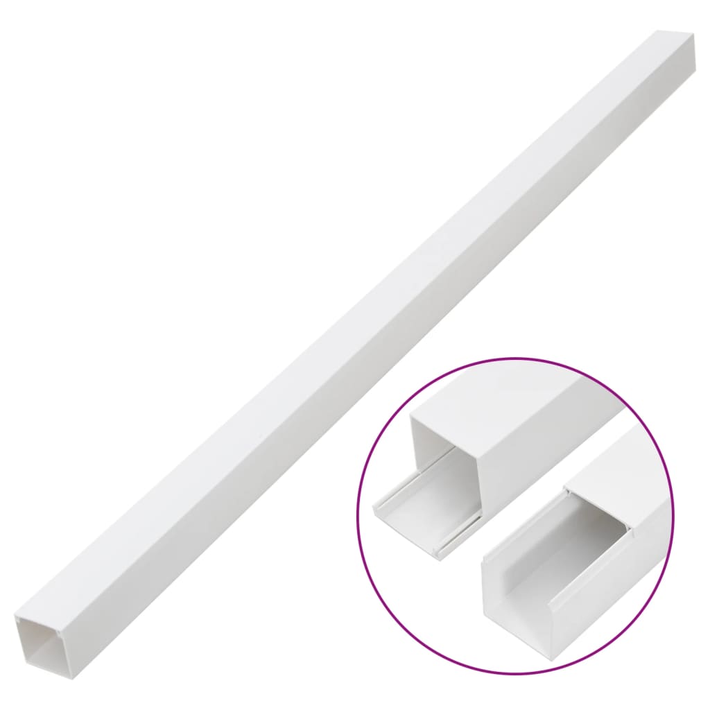 Kabelgoot 33X33 Mm 10 M Pvc Donkerbruin