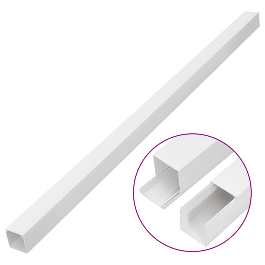 Kabelgoot 60X60 Mm 10 M Pvc Donkerbruin
