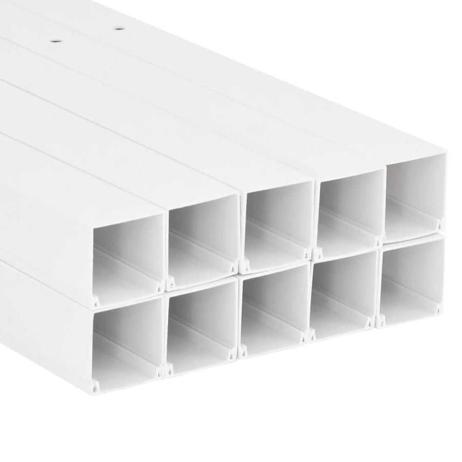 Kabelgoot 60X60 Mm 10 M Pvc Donkerbruin