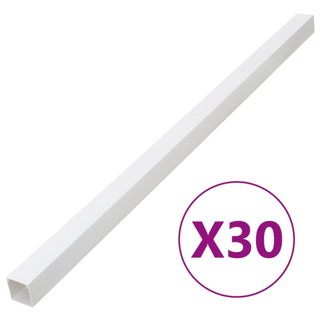 Kabelgoot 33X33 Mm 30 M Pvc Donkerbruin