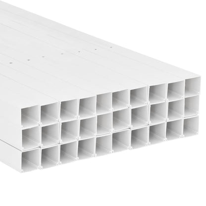 Kabelgoot 33X33 Mm 30 M Pvc Donkerbruin