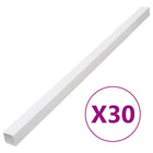 Kabelgoot 40x40 mm 30 m PVC wit