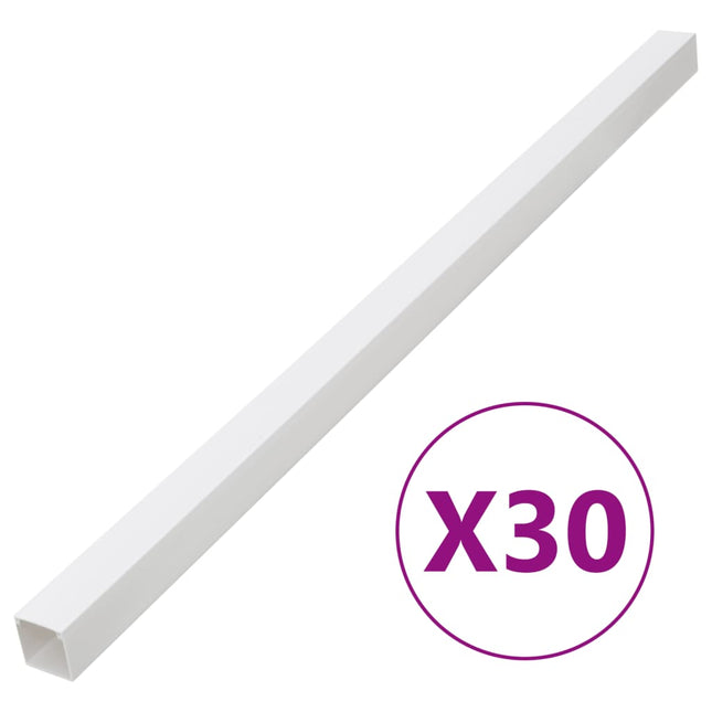 Kabelgoot 60X40 Mm 30 M Pvc Donkerbruin