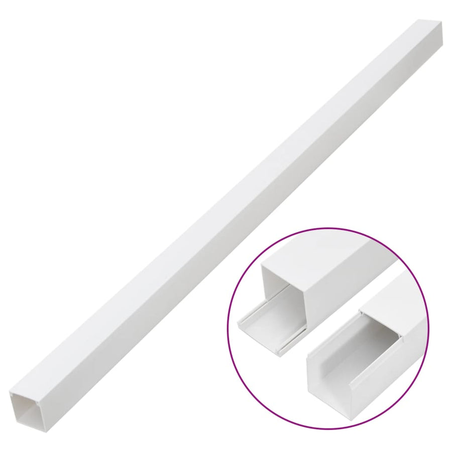 Kabelgoot 60X40 Mm 30 M Pvc Donkerbruin