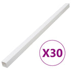Kabelgoot 50x25 mm PVC wit 30 meter