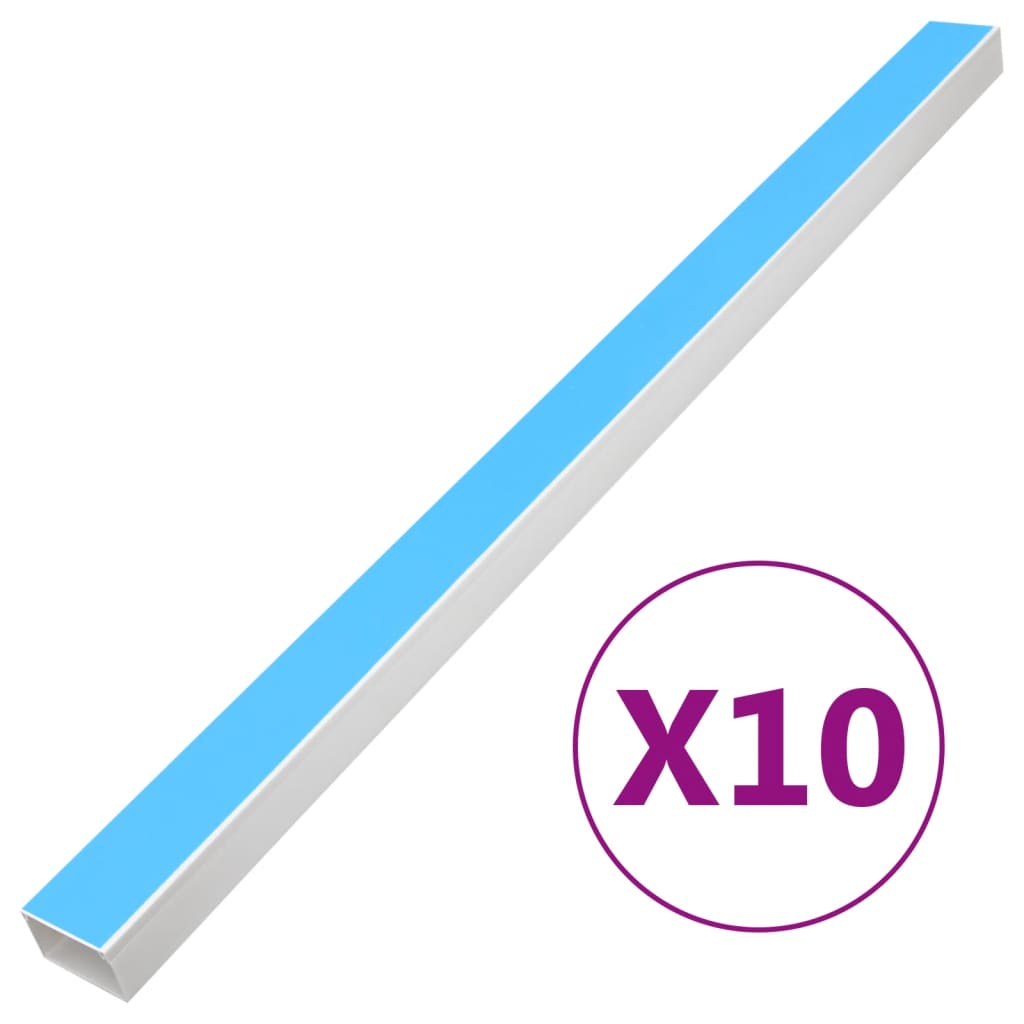 Kabelgoot Pvc 10 50 x 25 mm 10 m Zelfklevend