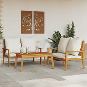 Loungeset 3-delig massief acaciahout
