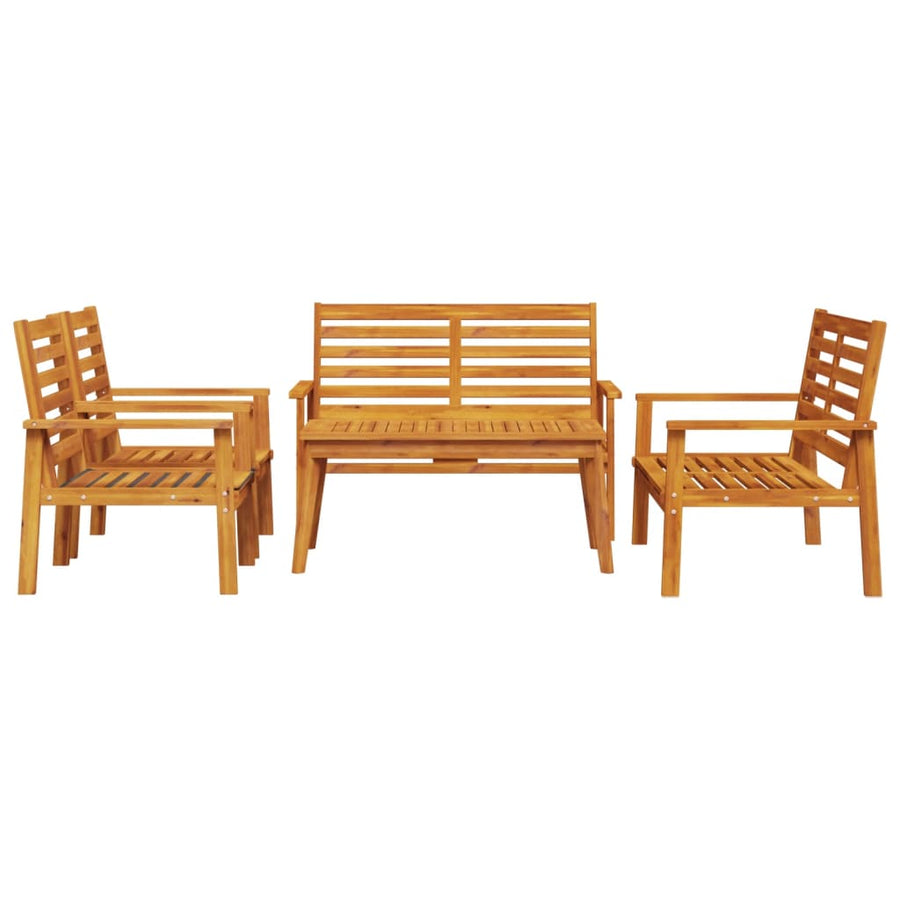 5-Delige Loungeset Massief Acaciahout