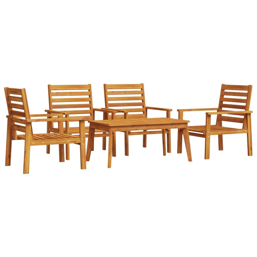 5-Delige Loungeset Massief Acaciahout