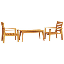 3-Delige Loungeset Massief Acaciahout
