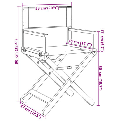 Tuinstoelen Inklapbaar Stof Wit 4