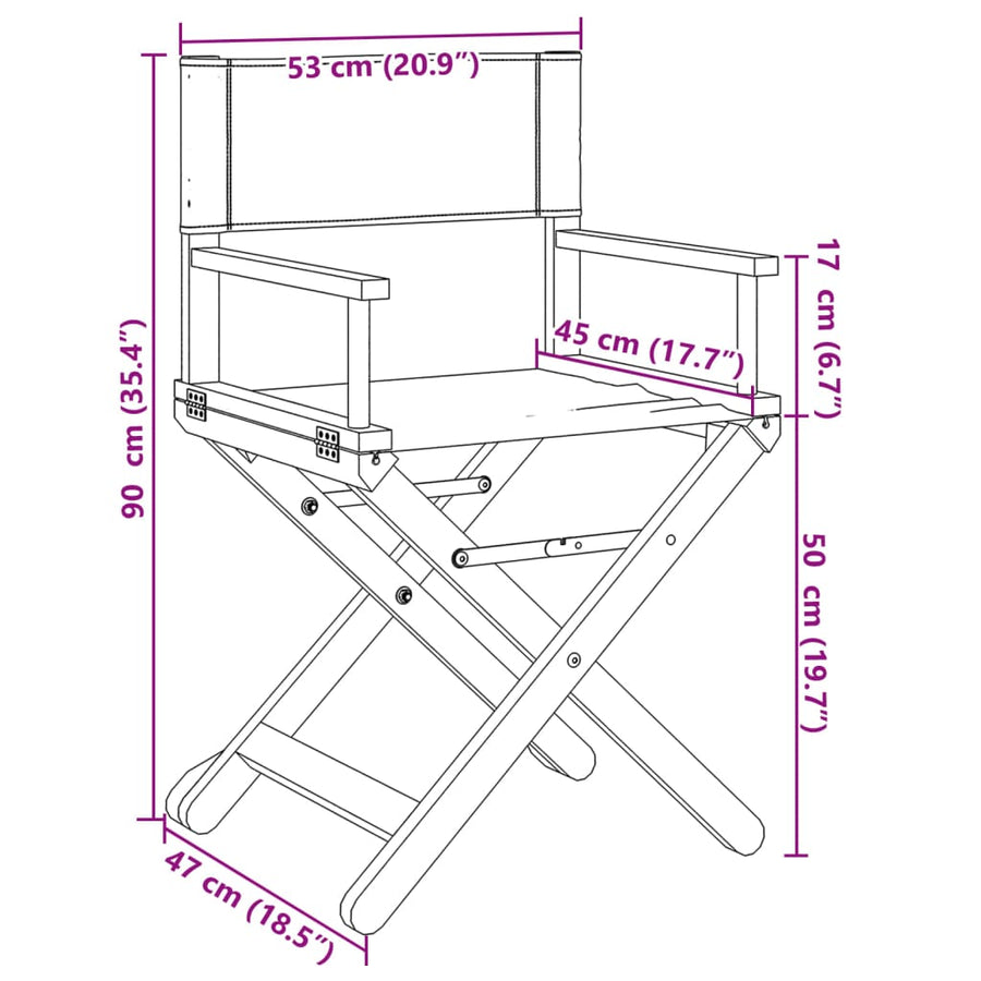 Tuinstoelen Inklapbaar Stof Wit 4