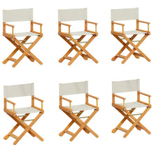 Tuinstoelen Inklapbaar Stof Wit 6