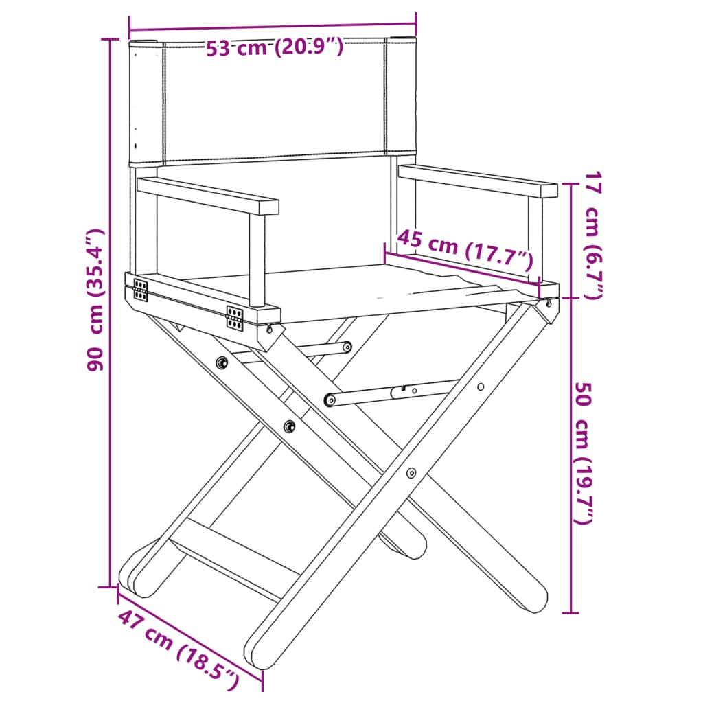 Tuinstoelen Inklapbaar Stof 4