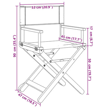 Tuinstoelen Inklapbaar Stof 4