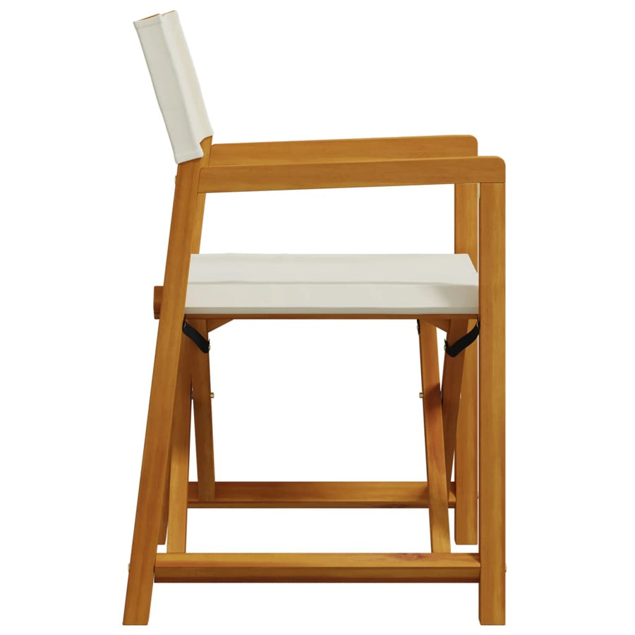 Tuinstoelen Inklapbaar Stof Wit 8
