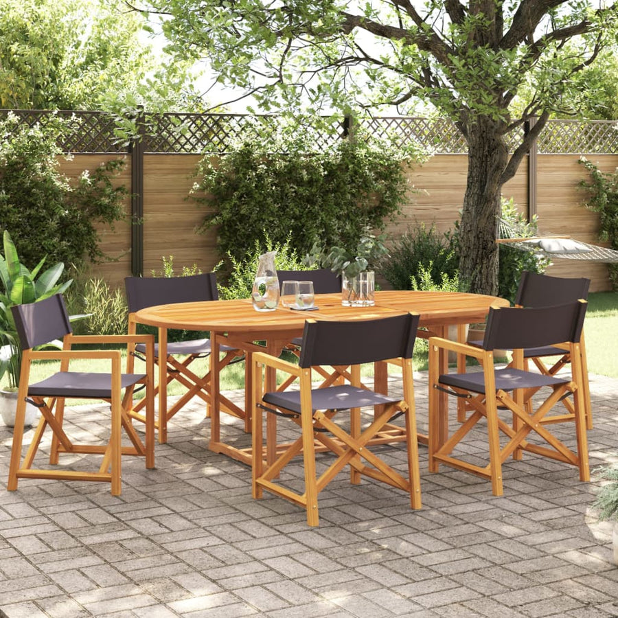 Tuinstoelen Inklapbaar Stof 6