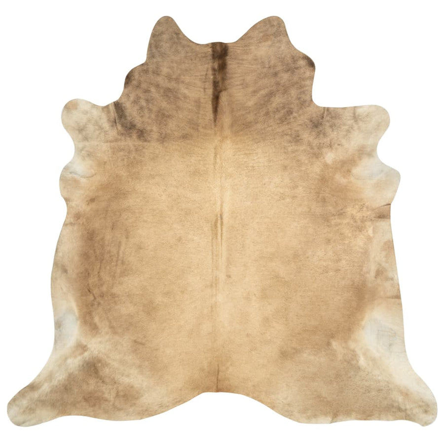 Vloerkleed Echte Koeienhuid 180 x 220 cm Beige