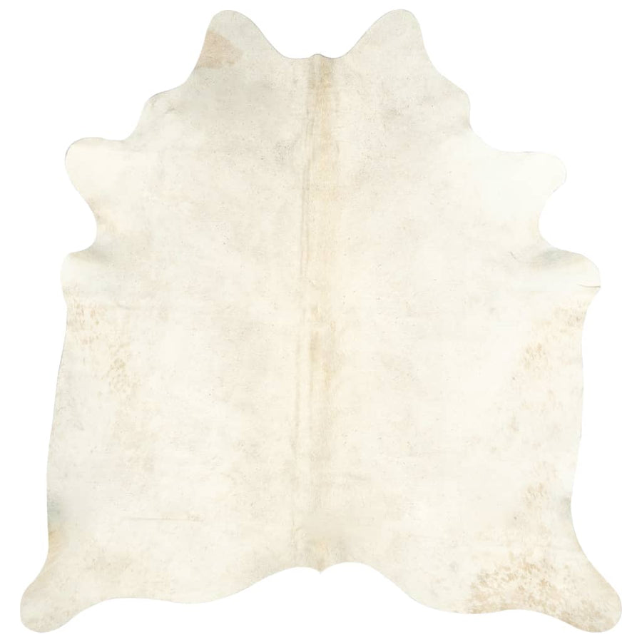 Vloerkleed Echte Koeienhuid 180 x 220 cm Beige