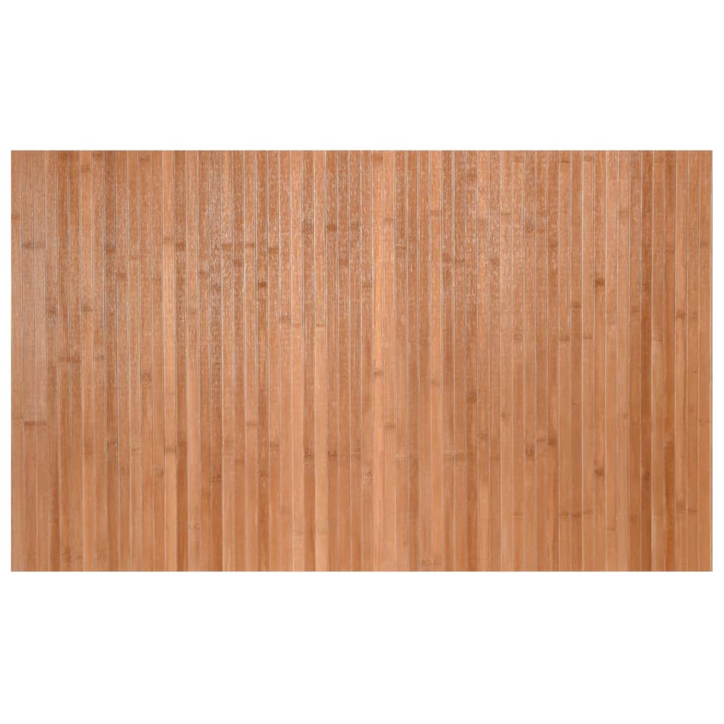 Vloerkleed rechthoekig 60x100 cm bamboe naturel