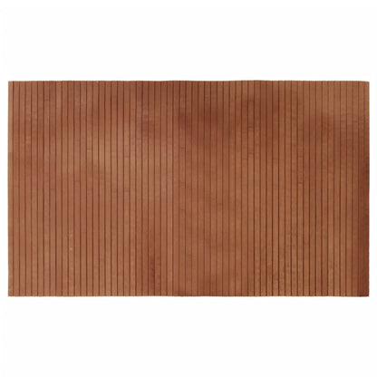 Vloerkleed rechthoekig 60x100 cm bamboe bruin