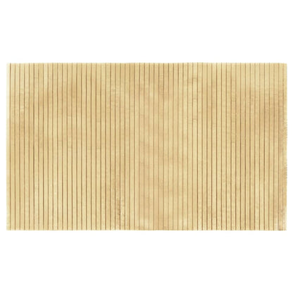 Vloerkleed rechthoekig 60x100 cm bamboe lichtnaturel