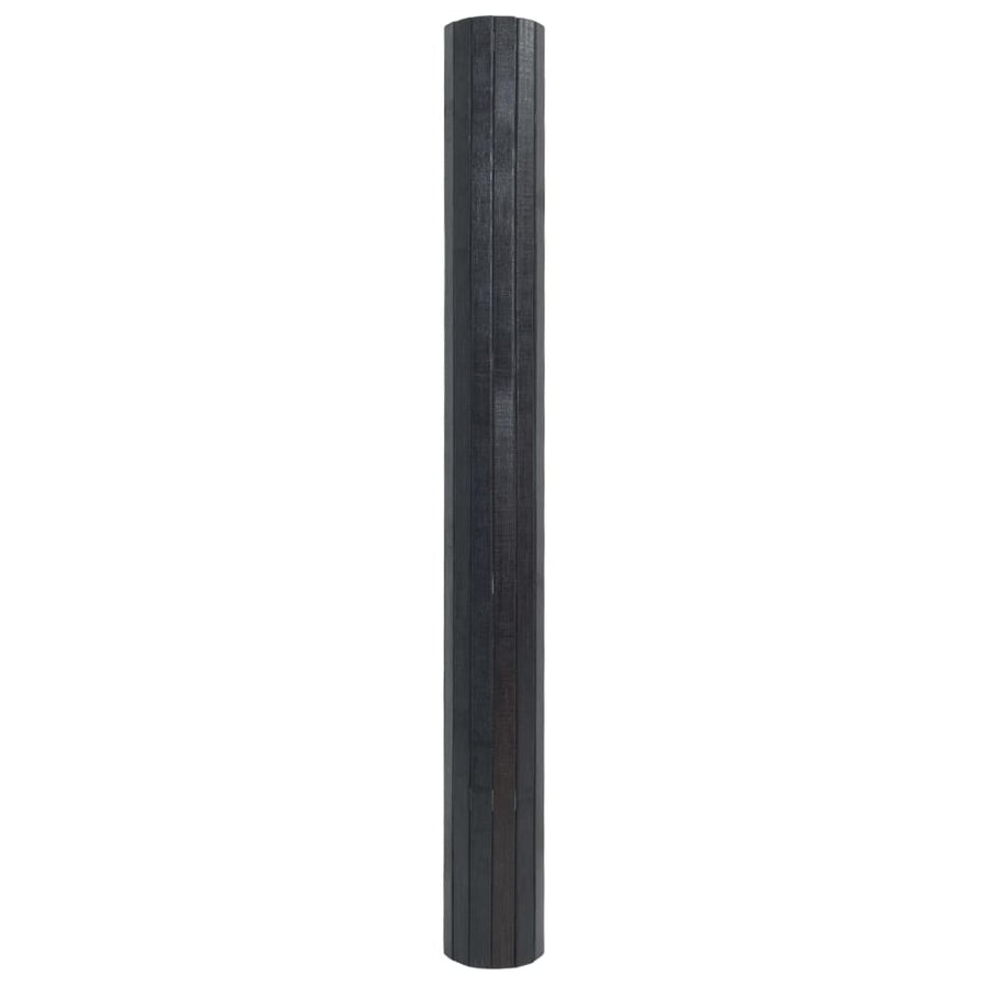 Vloerkleed rechthoekig 60x100 cm bamboe grijs